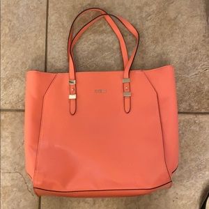 Coral Guess tote